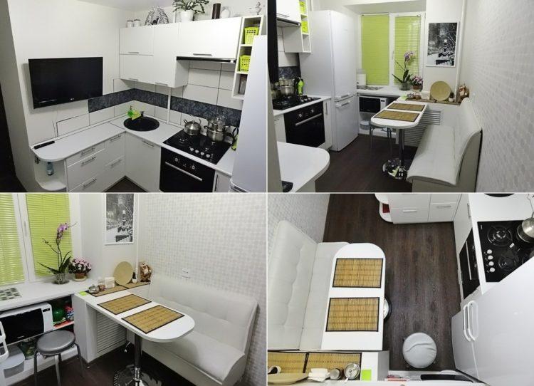200 идей дизайна интерьера маленькой кухни 6 кв. м с фото ?