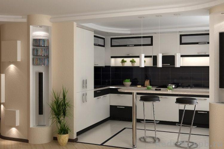 200 идей дизайна интерьера маленькой кухни с барной стойкой с фото ?