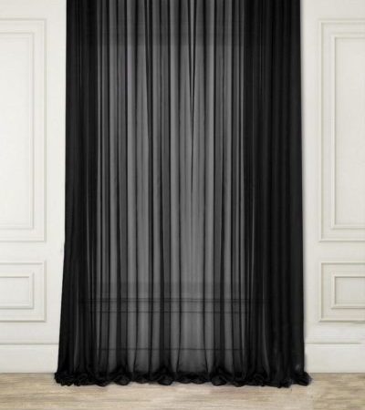 200 идей дизайна интерьера с черной тюлью с фото ?