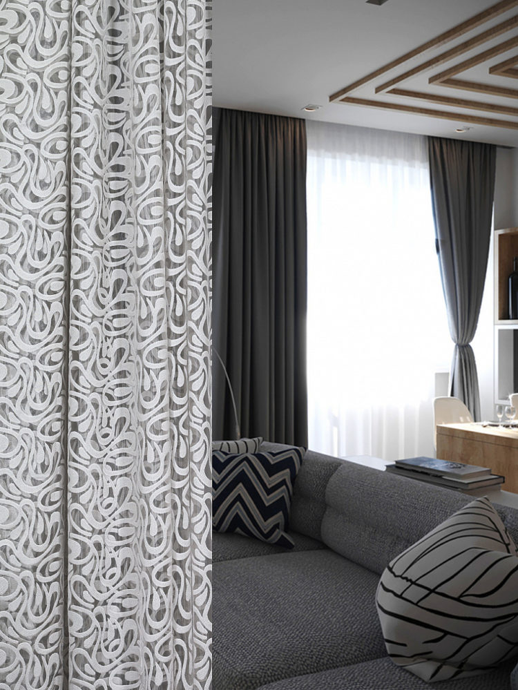 200 идей дизайна интерьера с черной тюлью с фото ?