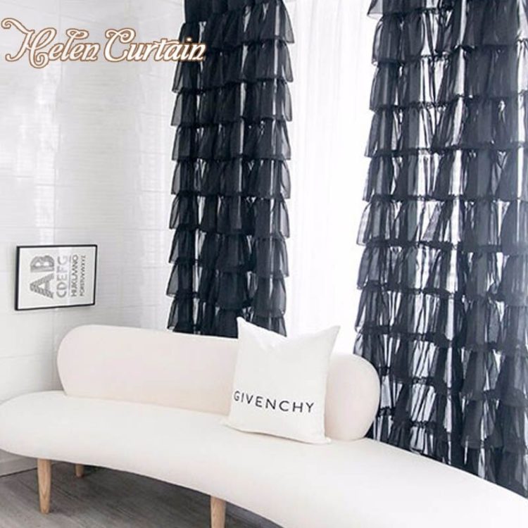 200 идей дизайна интерьера с черной тюлью с фото ?