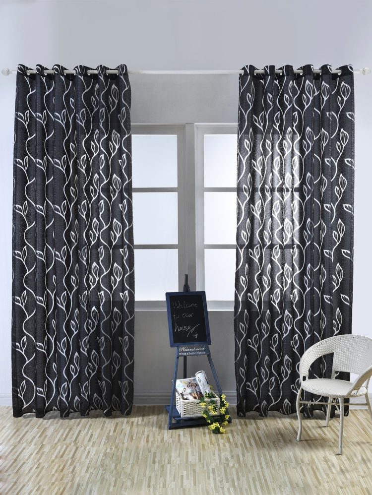 200 идей дизайна интерьера с черной тюлью с фото ?