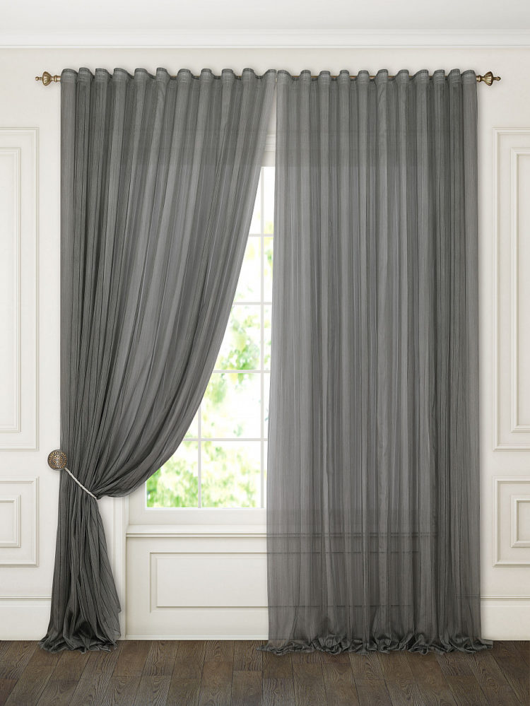 200 идей дизайна интерьера с черной тюлью с фото ?