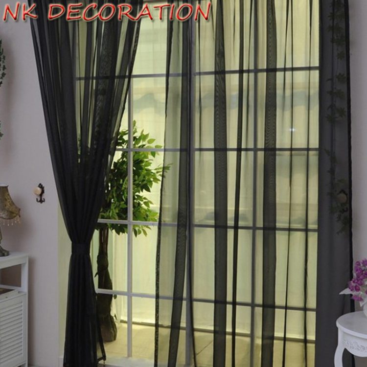 200 идей дизайна интерьера с черной тюлью с фото ?