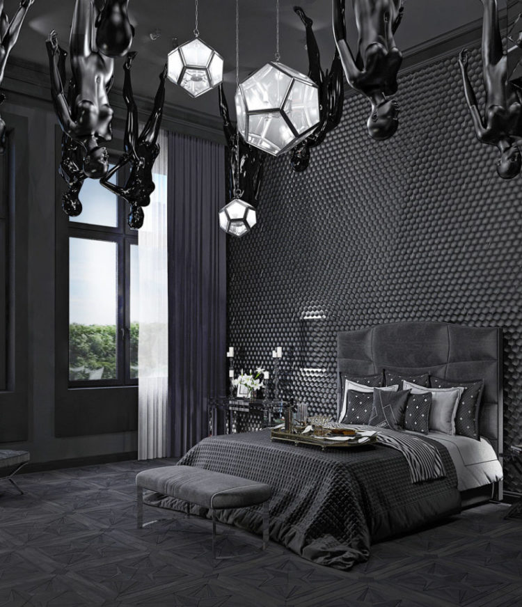 200 идей дизайна интерьера с черной тюлью с фото ?