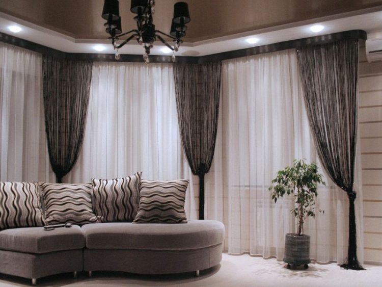 200 идей дизайна интерьера с черной тюлью с фото ?
