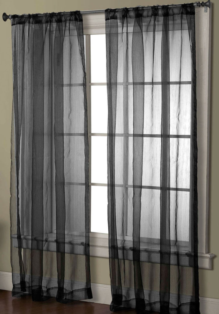 200 идей дизайна интерьера с черной тюлью с фото ?