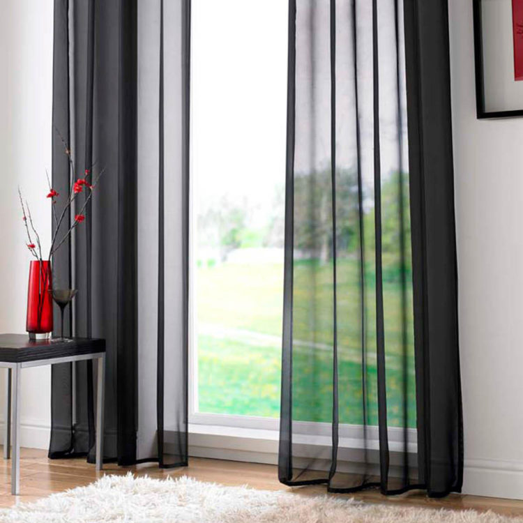 200 идей дизайна интерьера с черной тюлью с фото ?