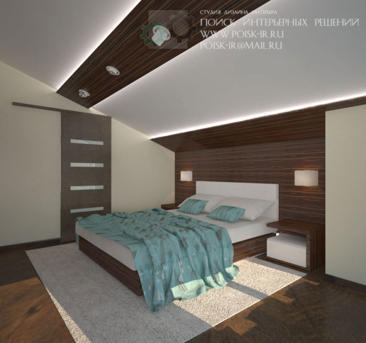 200 идей дизайна интерьера спальни на мансарде с фото ?