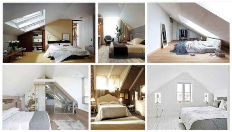 200 идей дизайна интерьера спальни на мансарде с фото ?