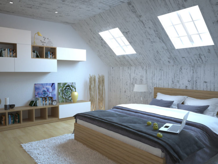 200 идей дизайна интерьера спальни на мансарде с фото ?