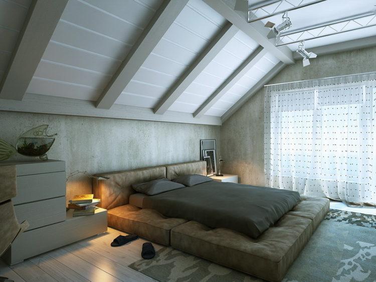 200 идей дизайна интерьера спальни в стиле лофт с фото ?