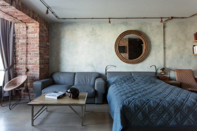 200 идей дизайна интерьера спальни в стиле лофт с фото ?