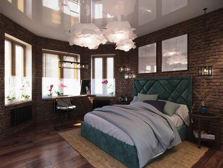 200 идей дизайна интерьера спальни в стиле лофт с фото ?