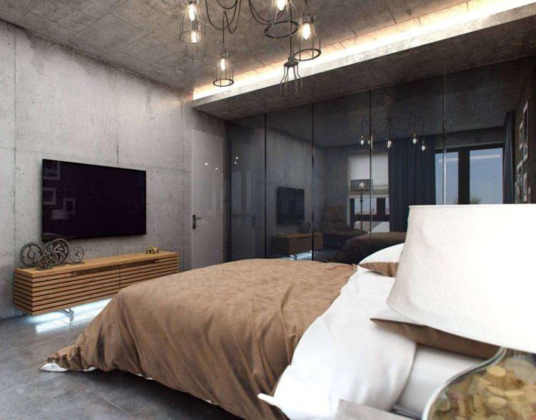 200 идей дизайна интерьера спальни в стиле лофт с фото ?