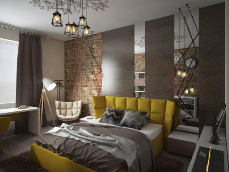 200 идей дизайна интерьера спальни в стиле лофт с фото ?