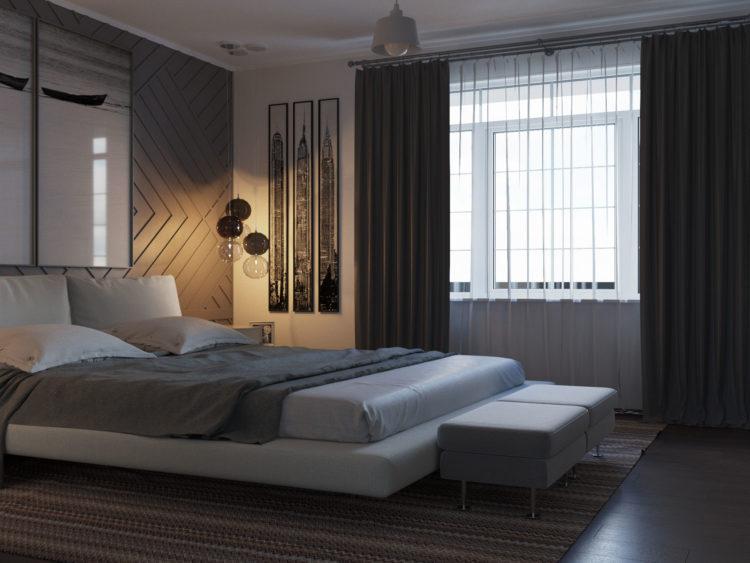200 идей дизайна интерьера спальни в стиле минимализм с фото ?