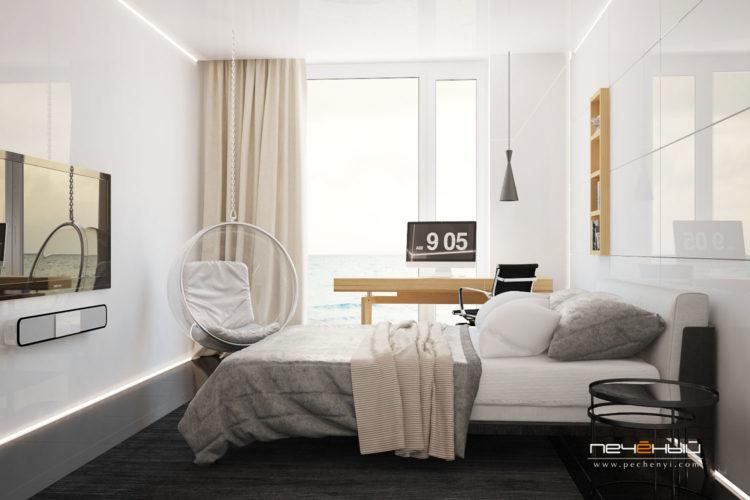 200 идей дизайна интерьера спальни в стиле минимализм с фото ?