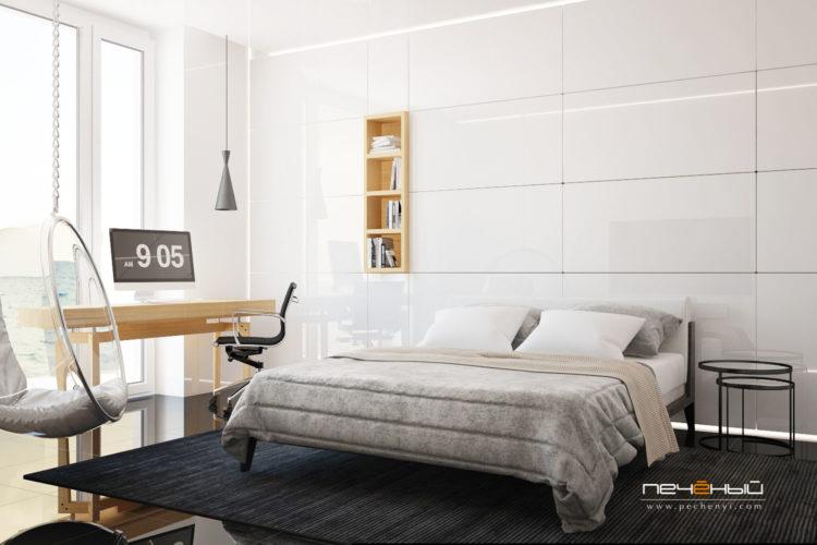 200 идей дизайна интерьера спальни в стиле минимализм с фото ?