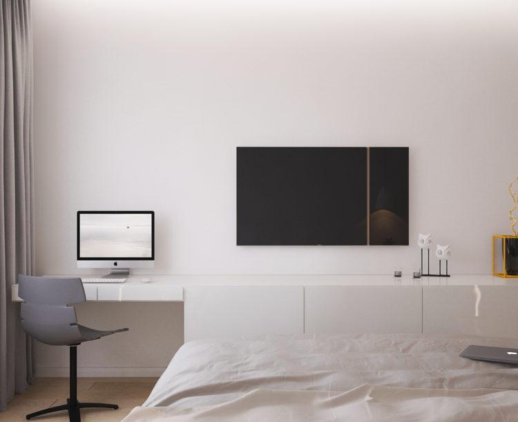 200 идей дизайна интерьера спальни в стиле минимализм с фото ?