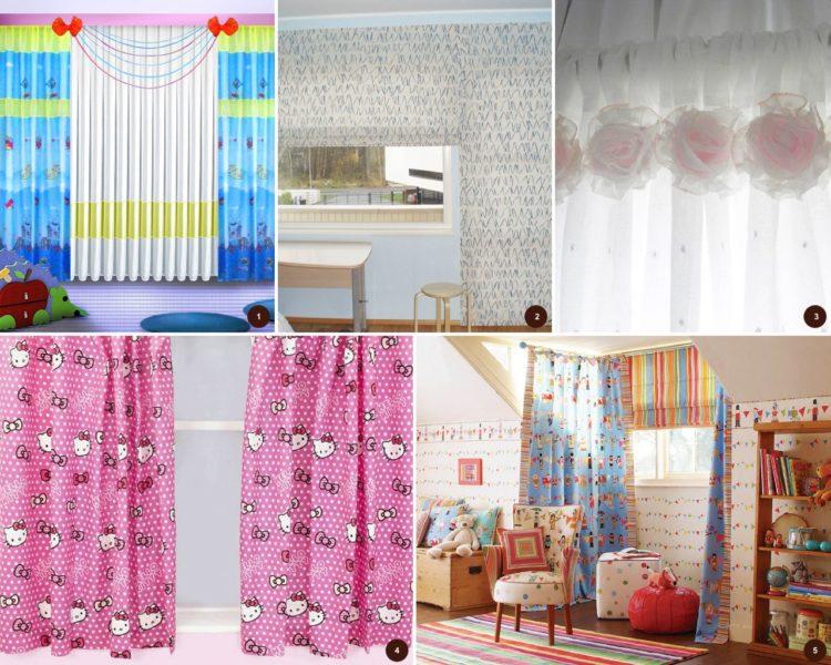 200 идей дизайна штор для детской с фото ?
