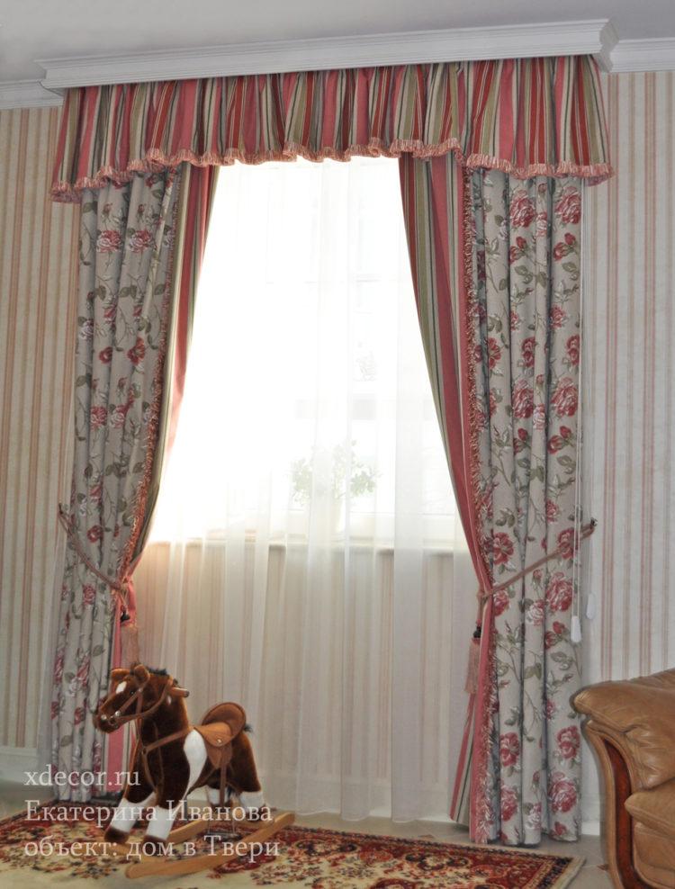 200 идей дизайна штор для детской с фото ?