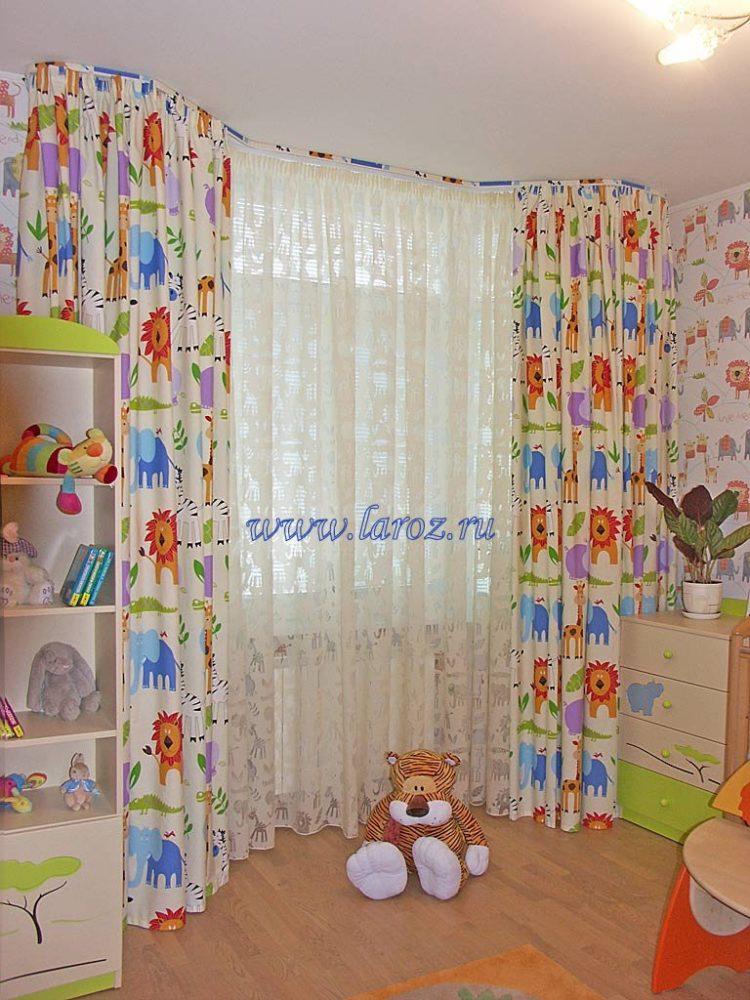 200 идей дизайна штор для детской с фото ?