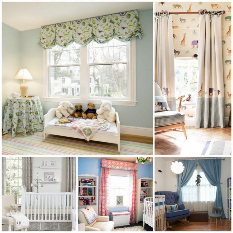 200 идей дизайна штор для детской с фото ?