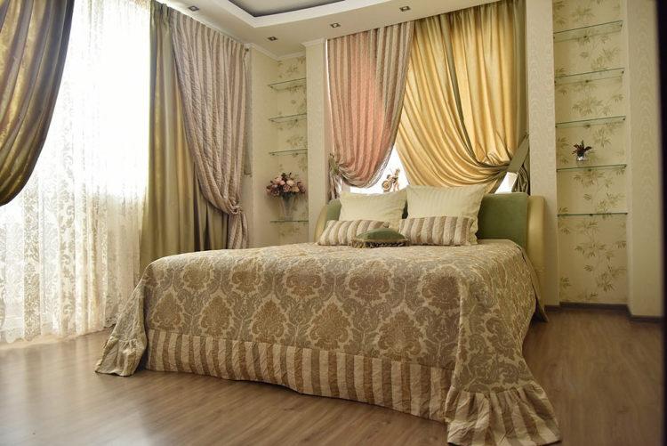 200 идей дизайна штор для спальни с фото ?
