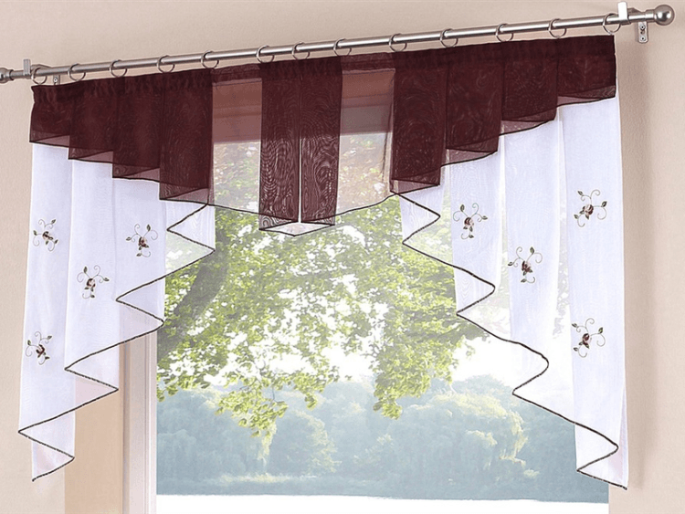 200 идей дизайна штор на кухню своими руками с фото ?