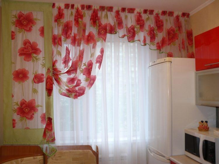 200 идей дизайна штор на кухню своими руками с фото ?
