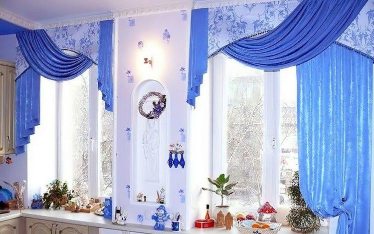 200 идей дизайна штор на кухню своими руками с фото ?