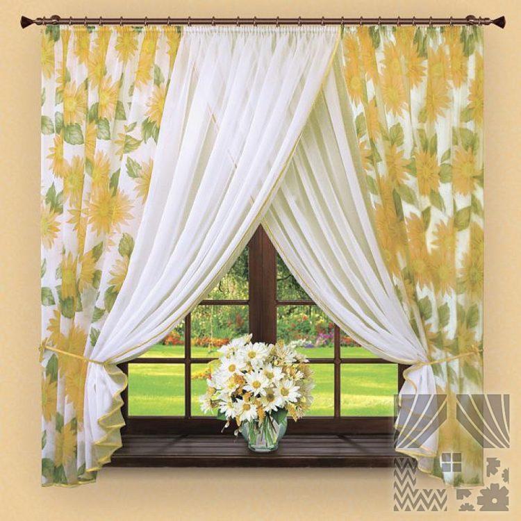 200 идей дизайна штор на кухню своими руками с фото ?