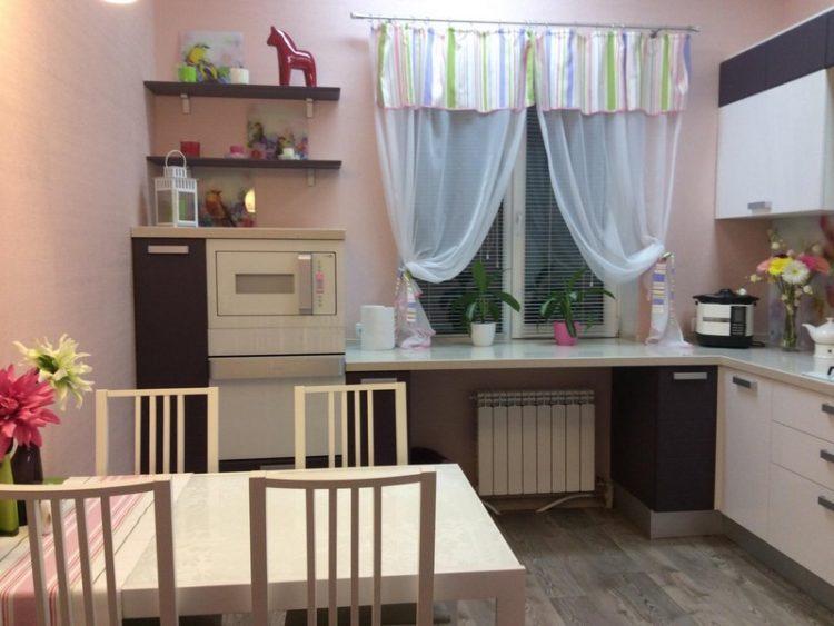 200 идей дизайна штор на маленькую кухню с фото ?