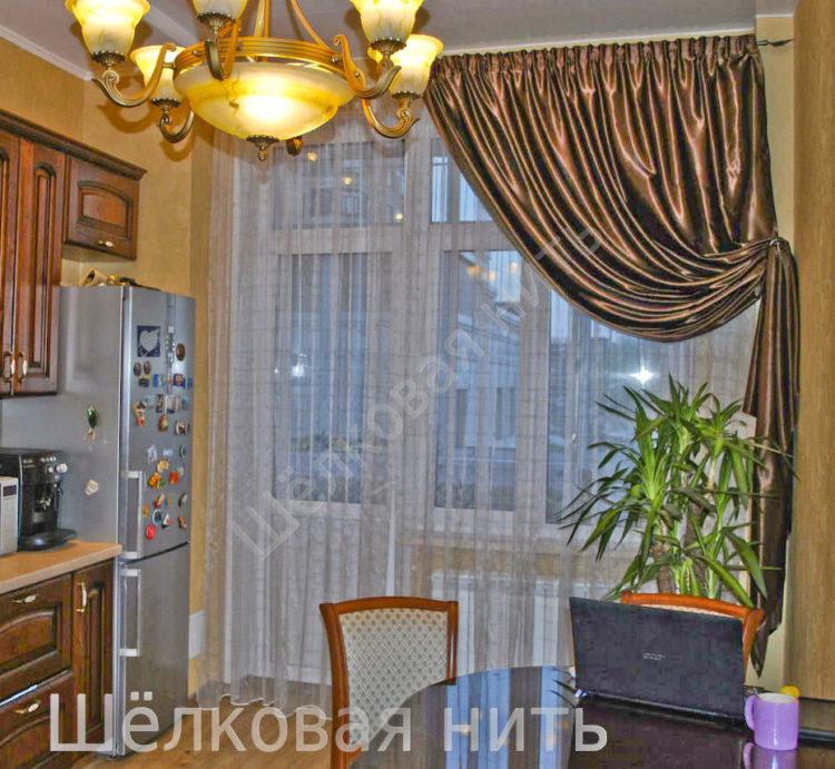 200 идей дизайна штор на маленькую кухню с фото ?