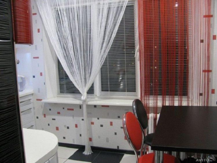 200 идей дизайна штор на маленькую кухню с фото ?