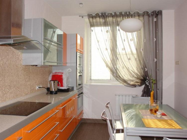 200 идей дизайна штор на маленькую кухню с фото ?