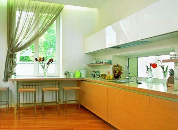 200 идей дизайна штор на маленькую кухню с фото ?