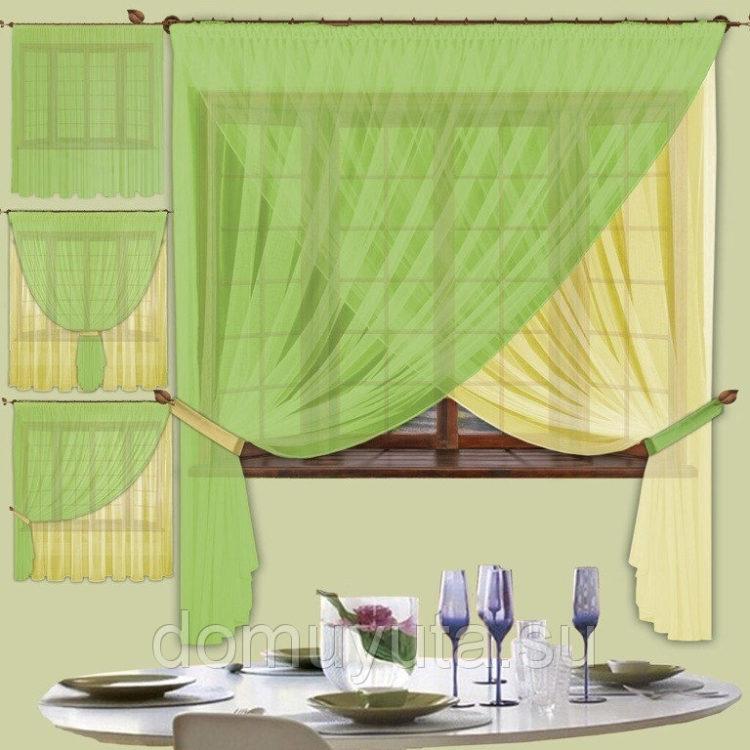 200 идей дизайна штор на маленькую кухню с фото ?