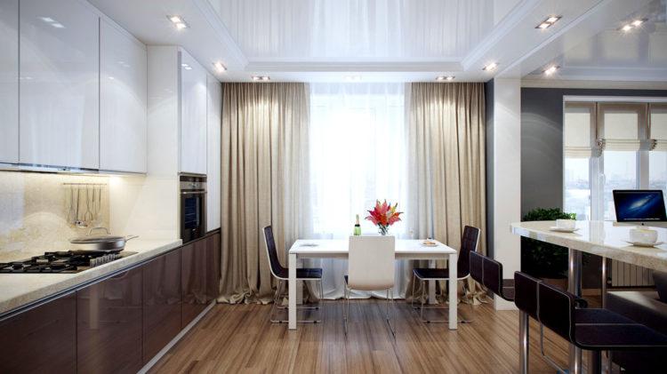 200 идей дизайна штор на маленькую кухню с фото ?