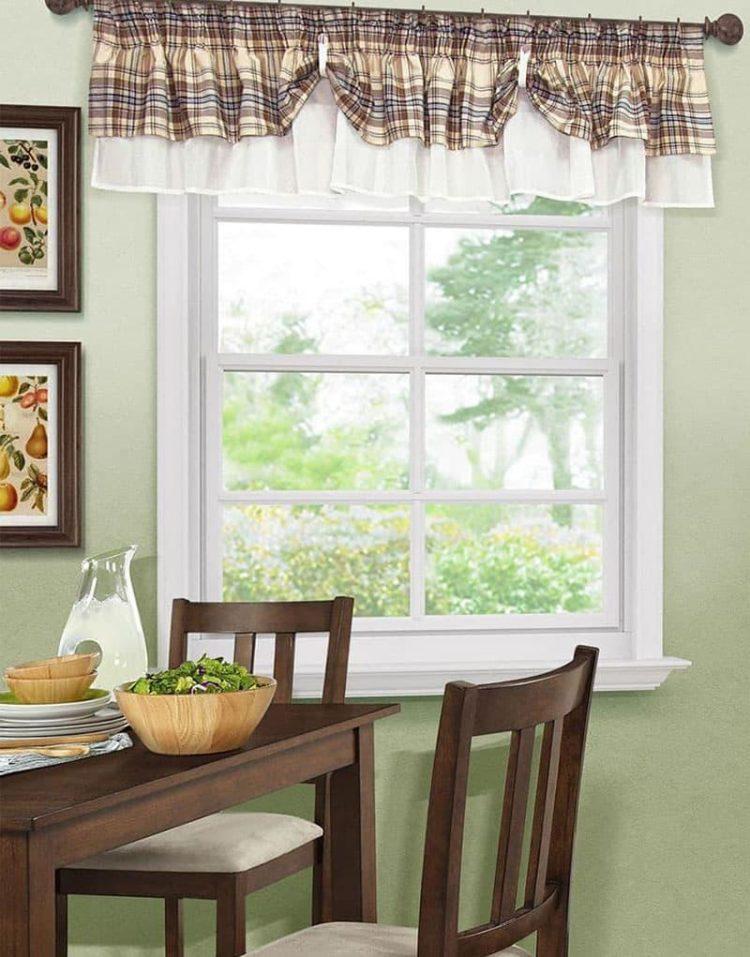 200 идей дизайна штор на маленькую кухню с фото ?