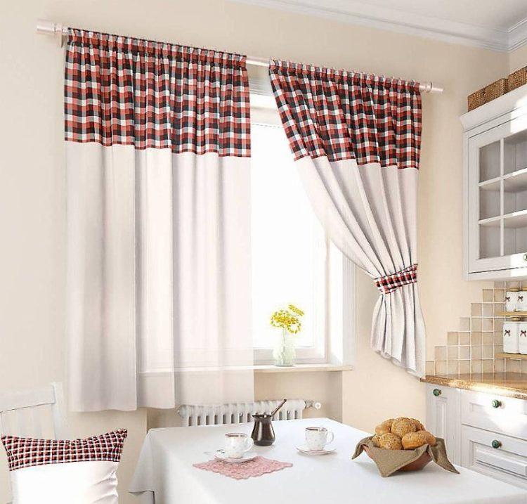 200 идей дизайна штор на маленькую кухню с фото ?