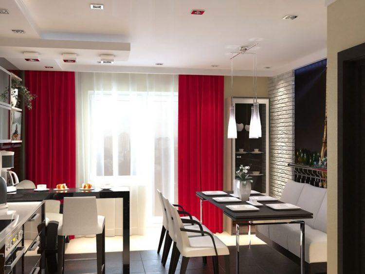 200 идей дизайна штор на маленькую кухню с фото ?