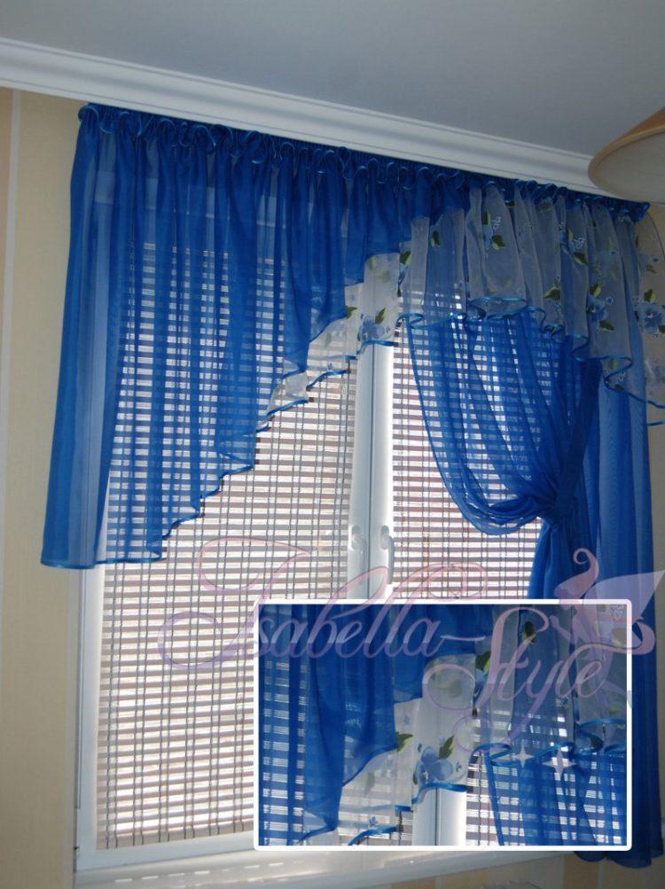 200 идей дизайна штор на маленькую кухню с фото ?