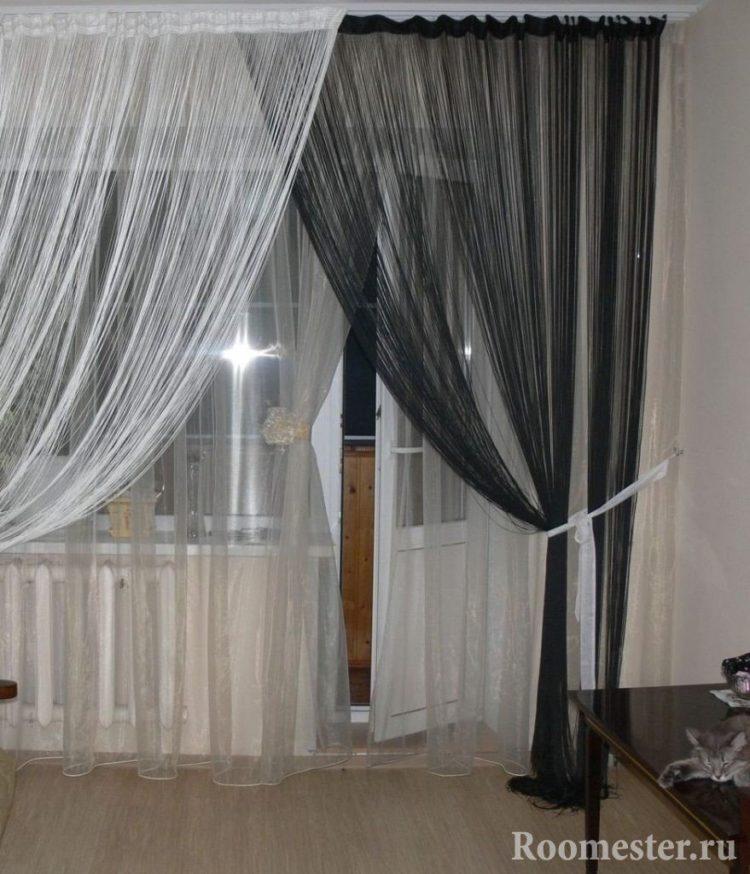 200 идей дизайна штор на маленькую кухню с фото ?