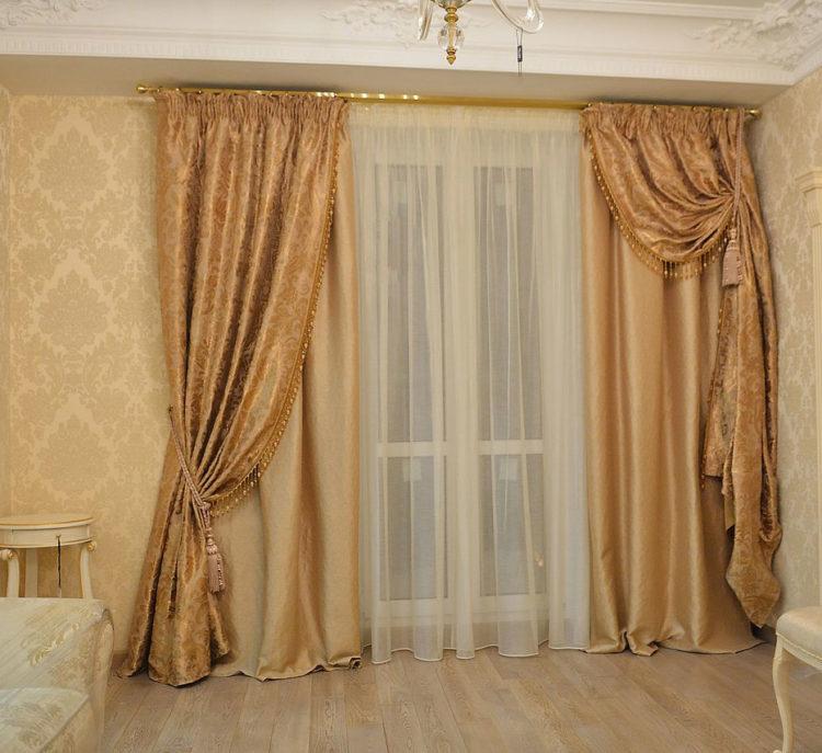 200 идей дизайна штор в гостиную с фото ?