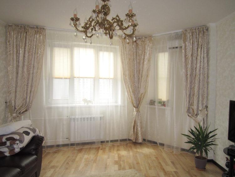 200 идей дизайна штор в гостиную с фото ?