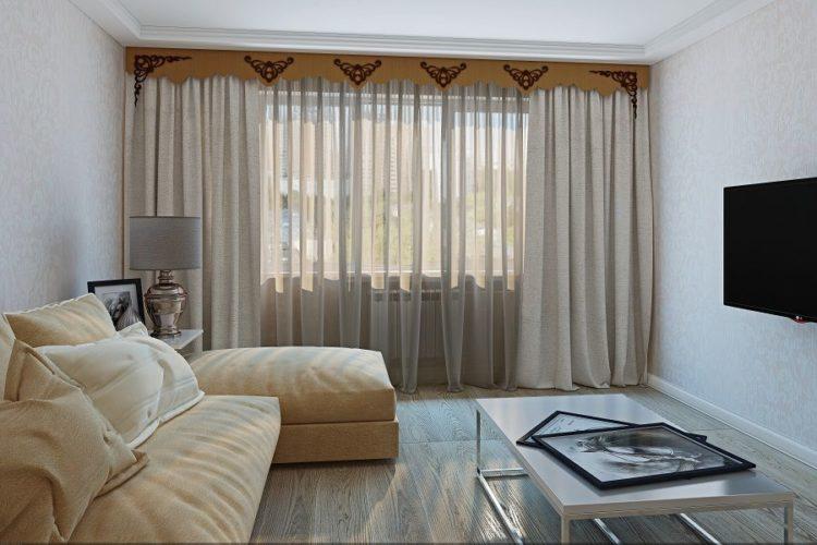 200 идей дизайна тюли в зал с фото ?