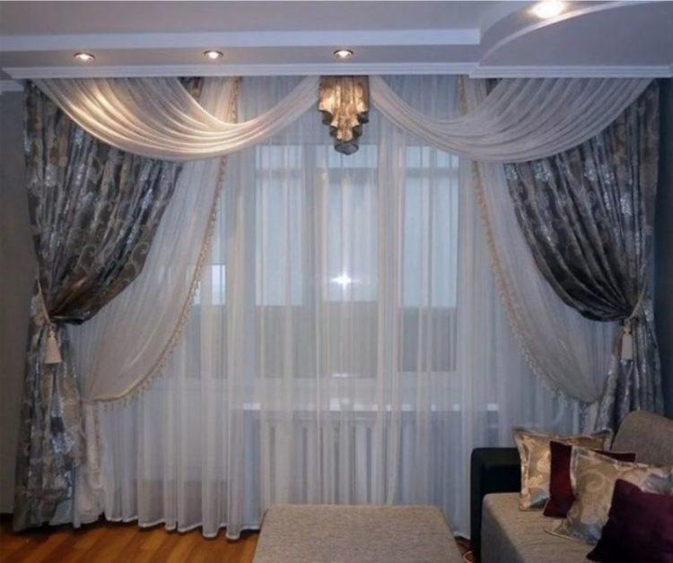 200 идей дизайна тюли в зал с фото ?