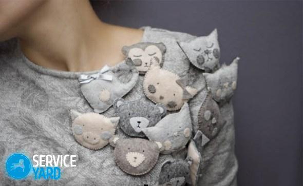 Аппликация на одежду своими руками